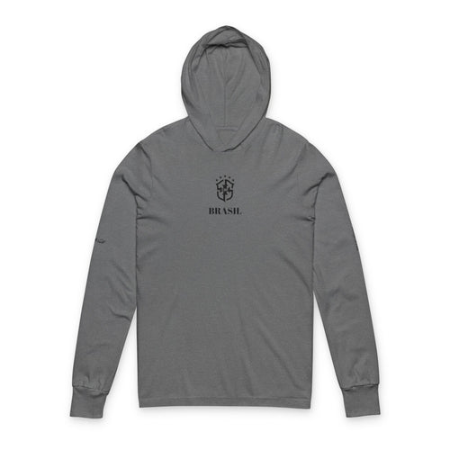 Brazil Crest Hooded Long Sleeve Tee