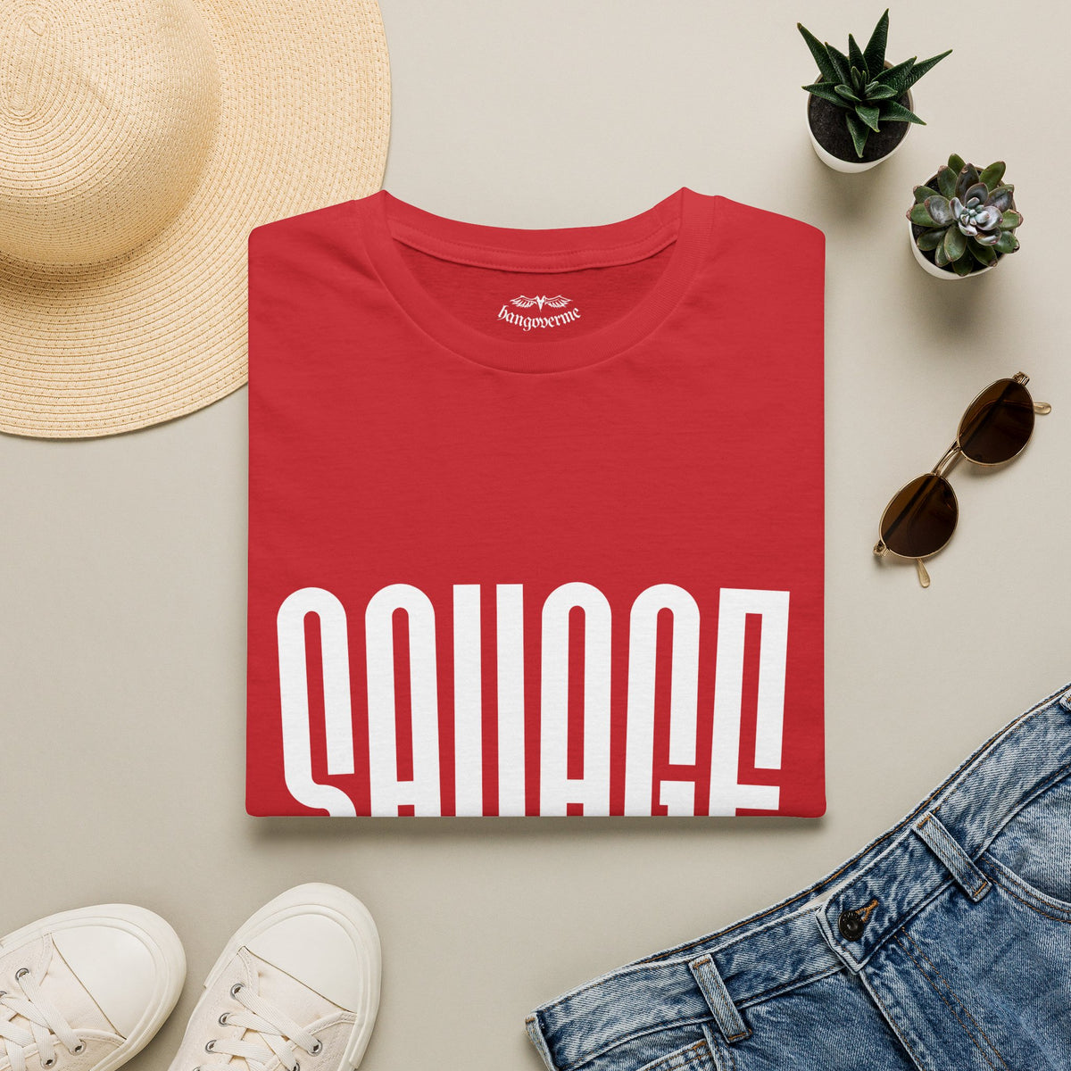 Savage Graphic T‑Shirt — Hangoverme