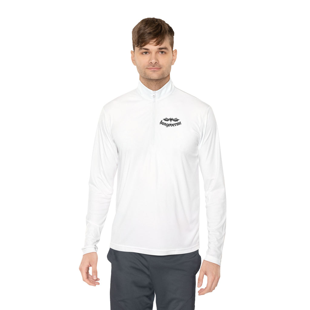 Quarter-Zip Pullover — Minimalist Script Logo Pullover