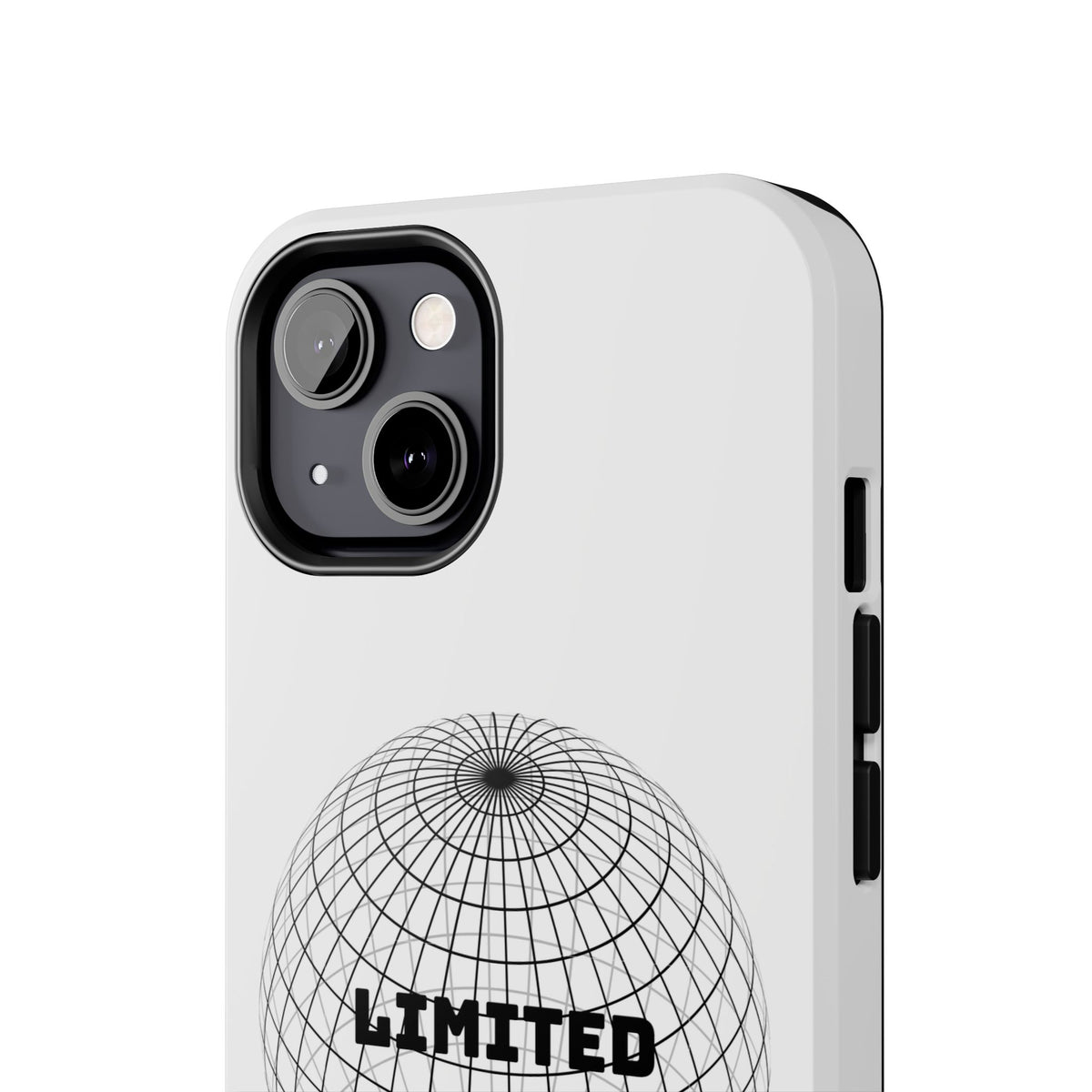 Phone Case — Minimal 'LIMITED' Wireframe Globe Protective Cover