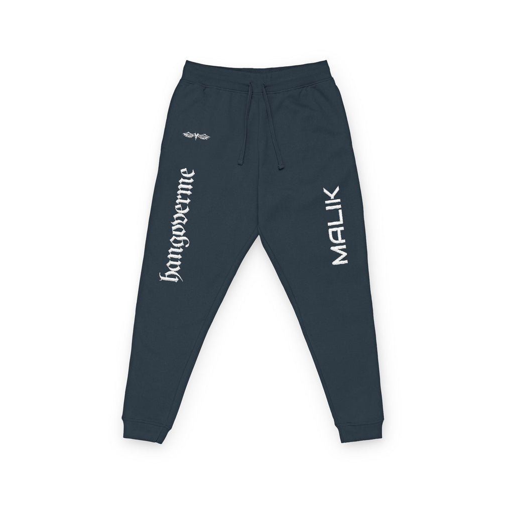 Embroidered 'Malik' Joggers — Outdoor Fleece Sweatpants