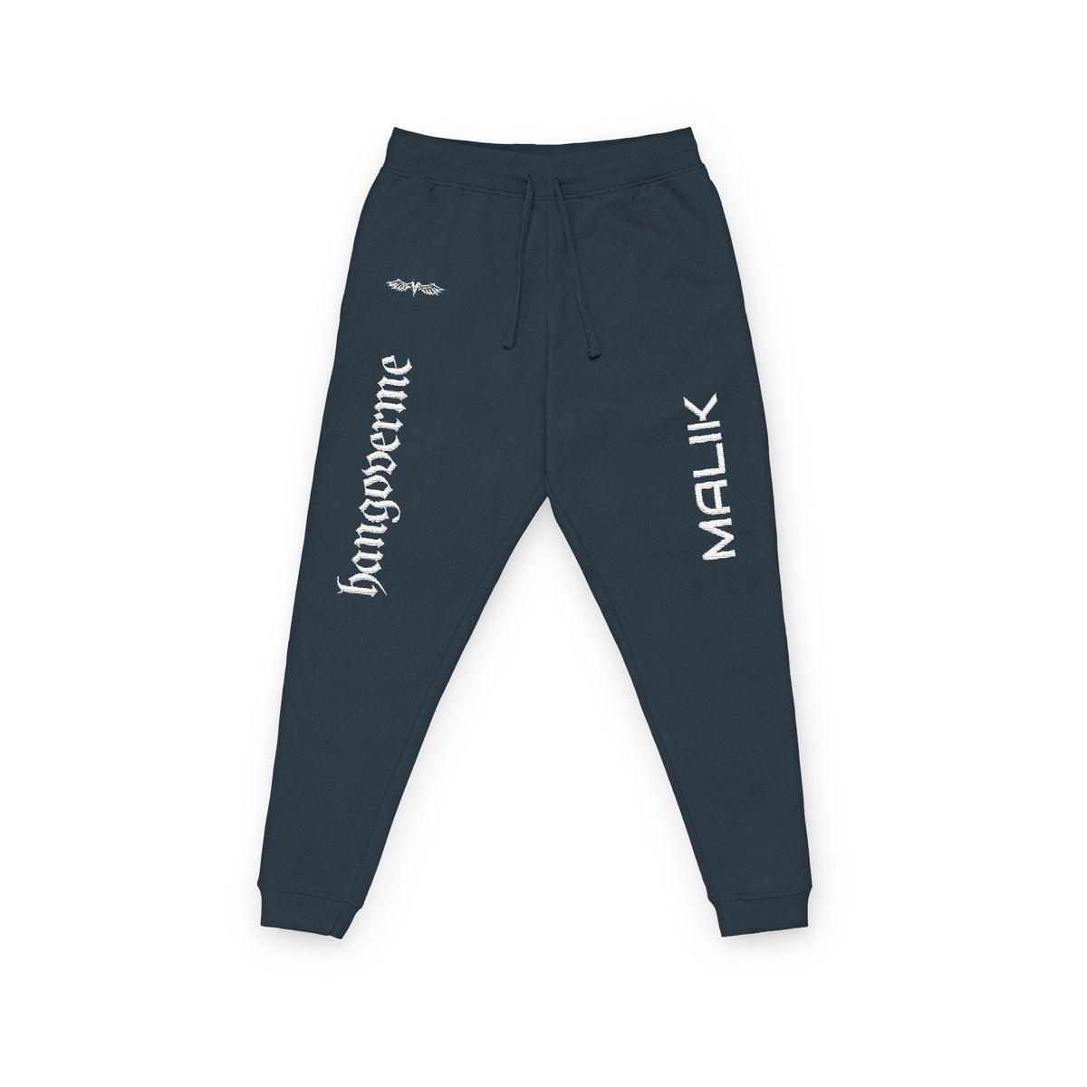Embroidered 'Malik' Joggers — Outdoor Fleece Sweatpants