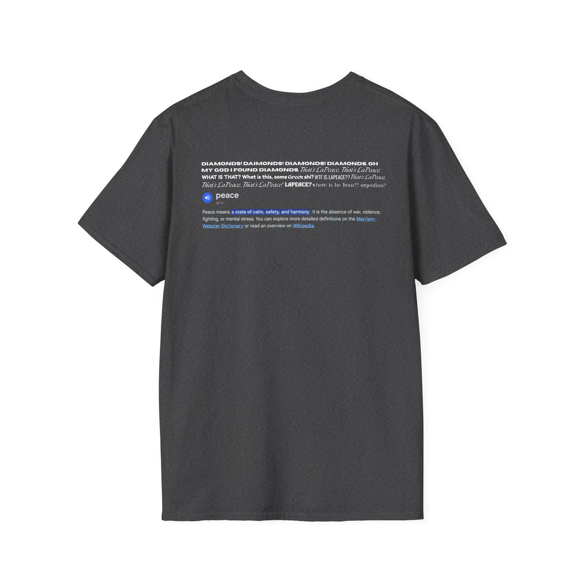 LaPeace T-shirt - Minecraft Reference Shirt