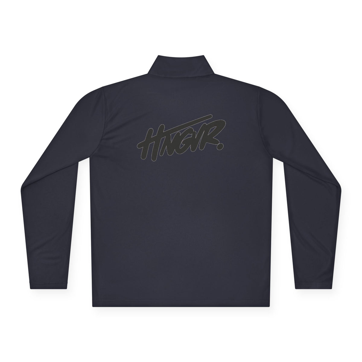 Quarter-Zip Pullover — Minimalist Script Logo Pullover