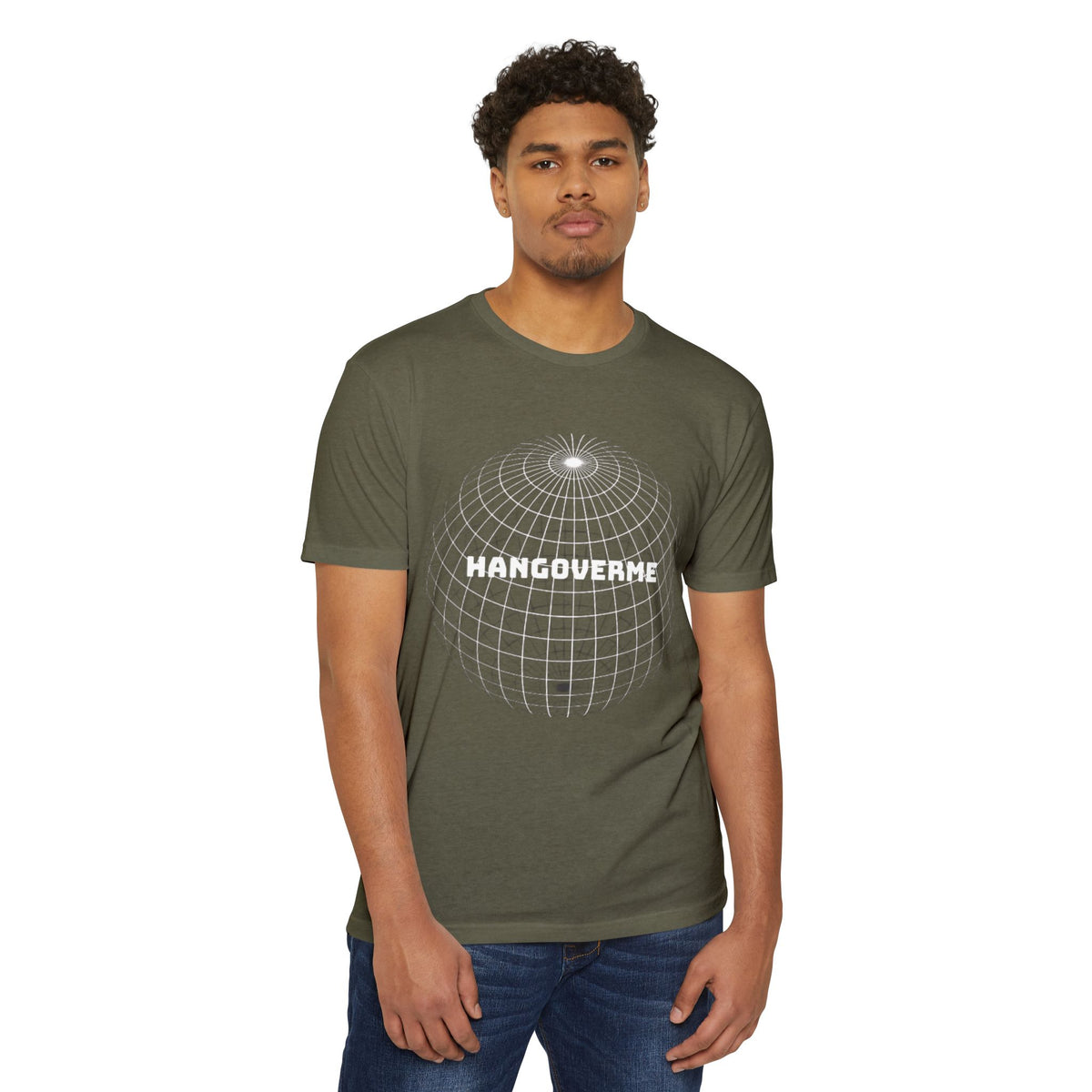Hangoverme Graphic T-Shirt — Vintage Disco Globe Design