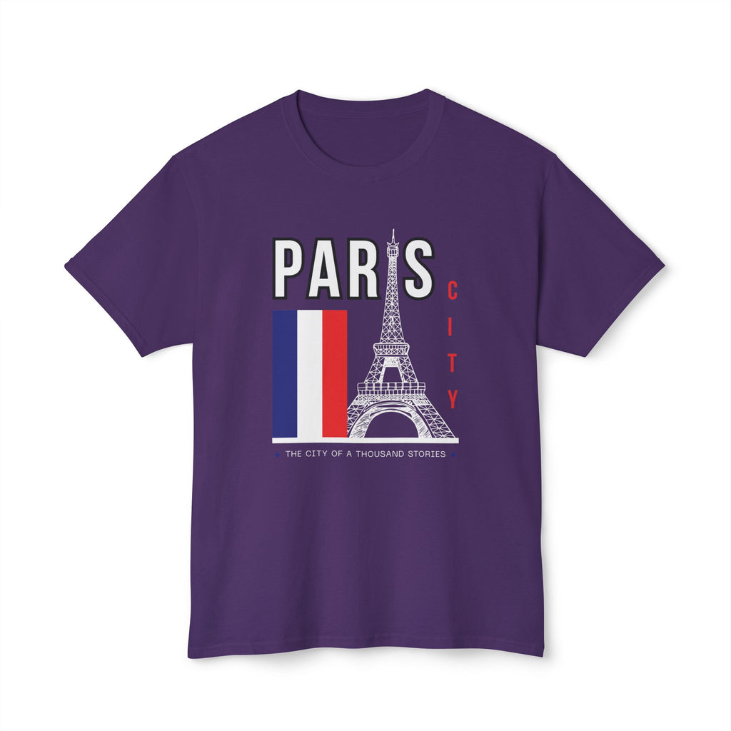 Paris Eiffel Tower T‑Shirt – French Flag Travel Souvenir