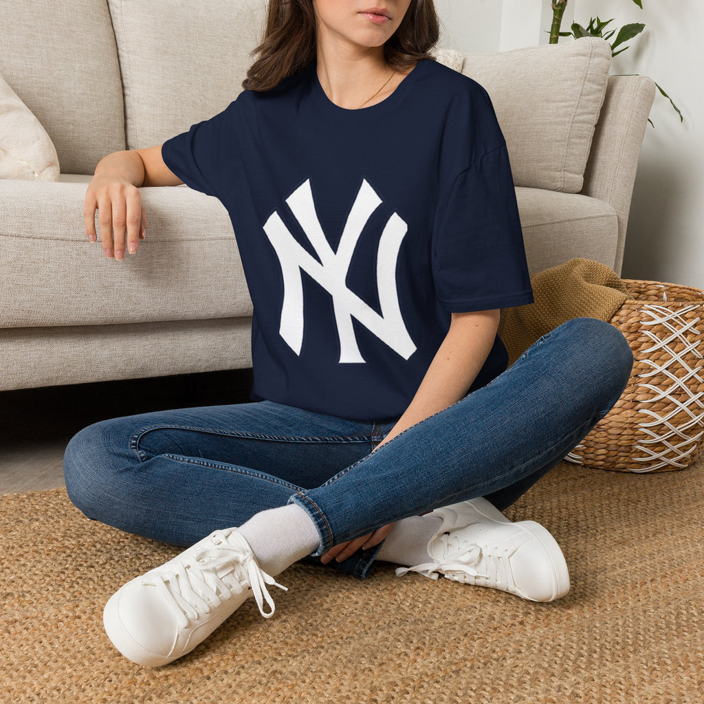 NY Logo T-Shirt — Bold Vintage Sports Tee