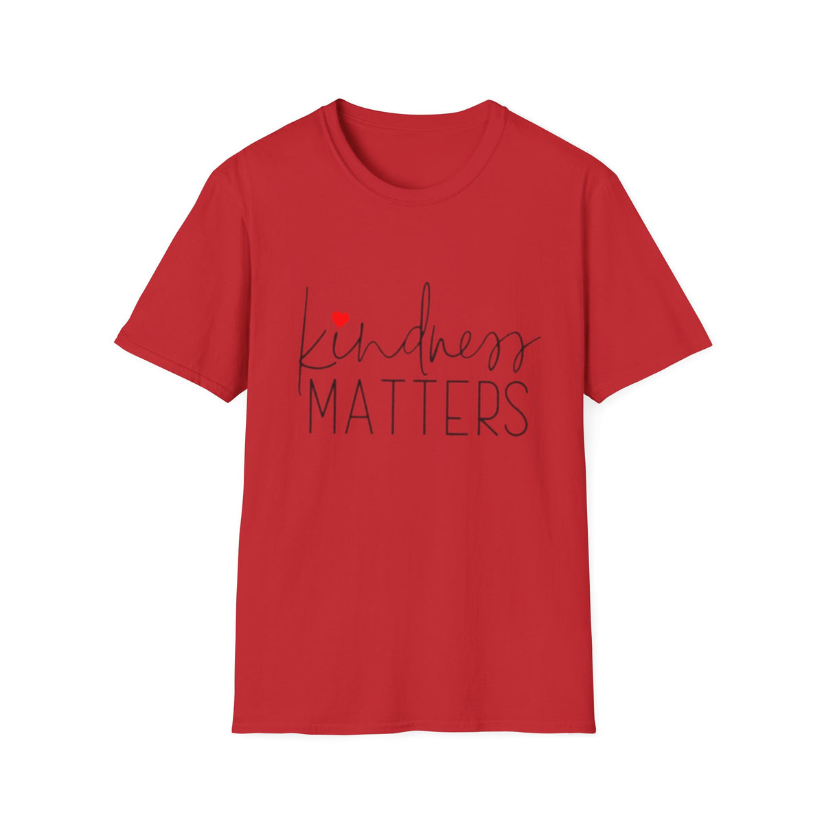 Kindness Matters T-Shirt — Minimal Heart Social Good Tee