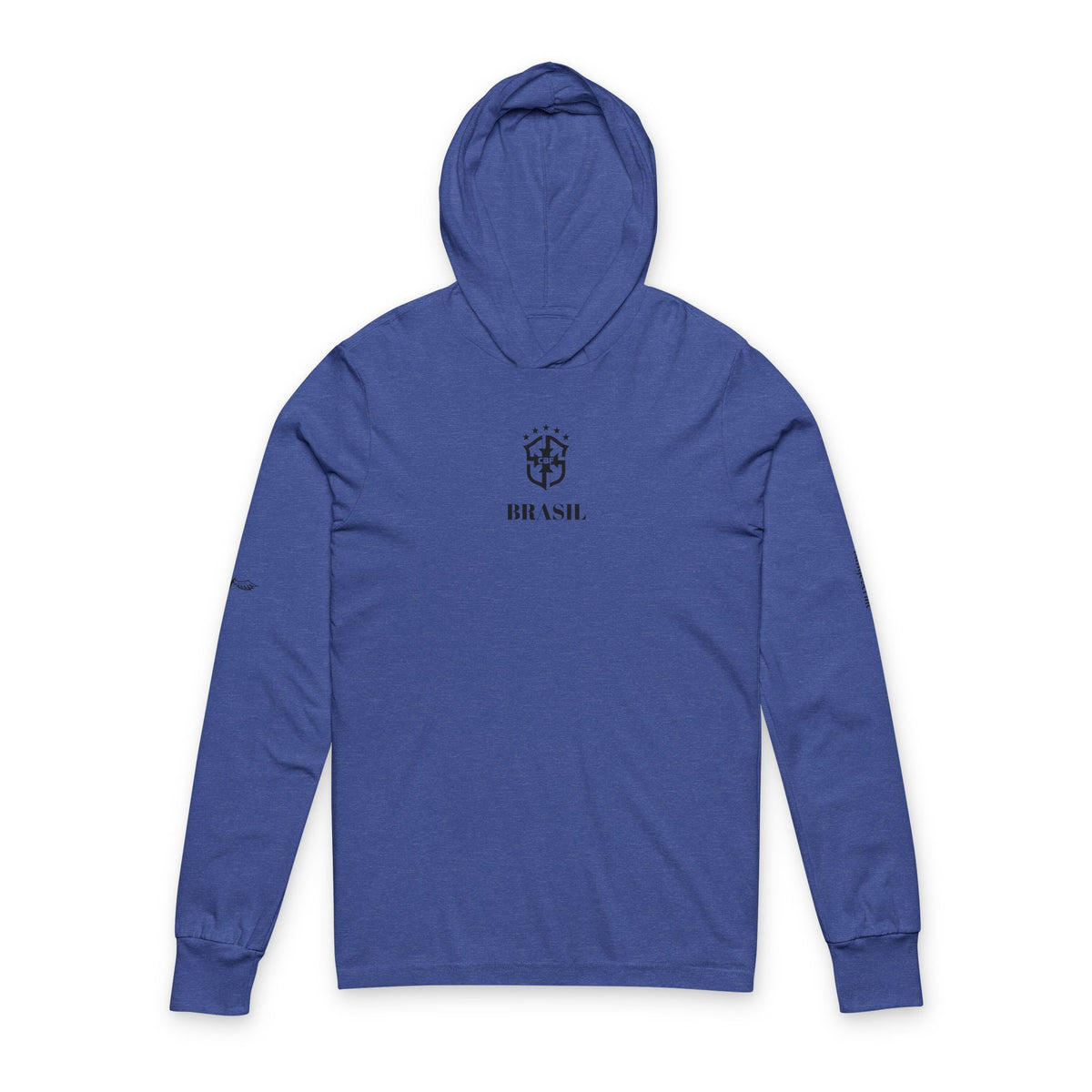 Brazil Crest Hooded Long Sleeve Tee