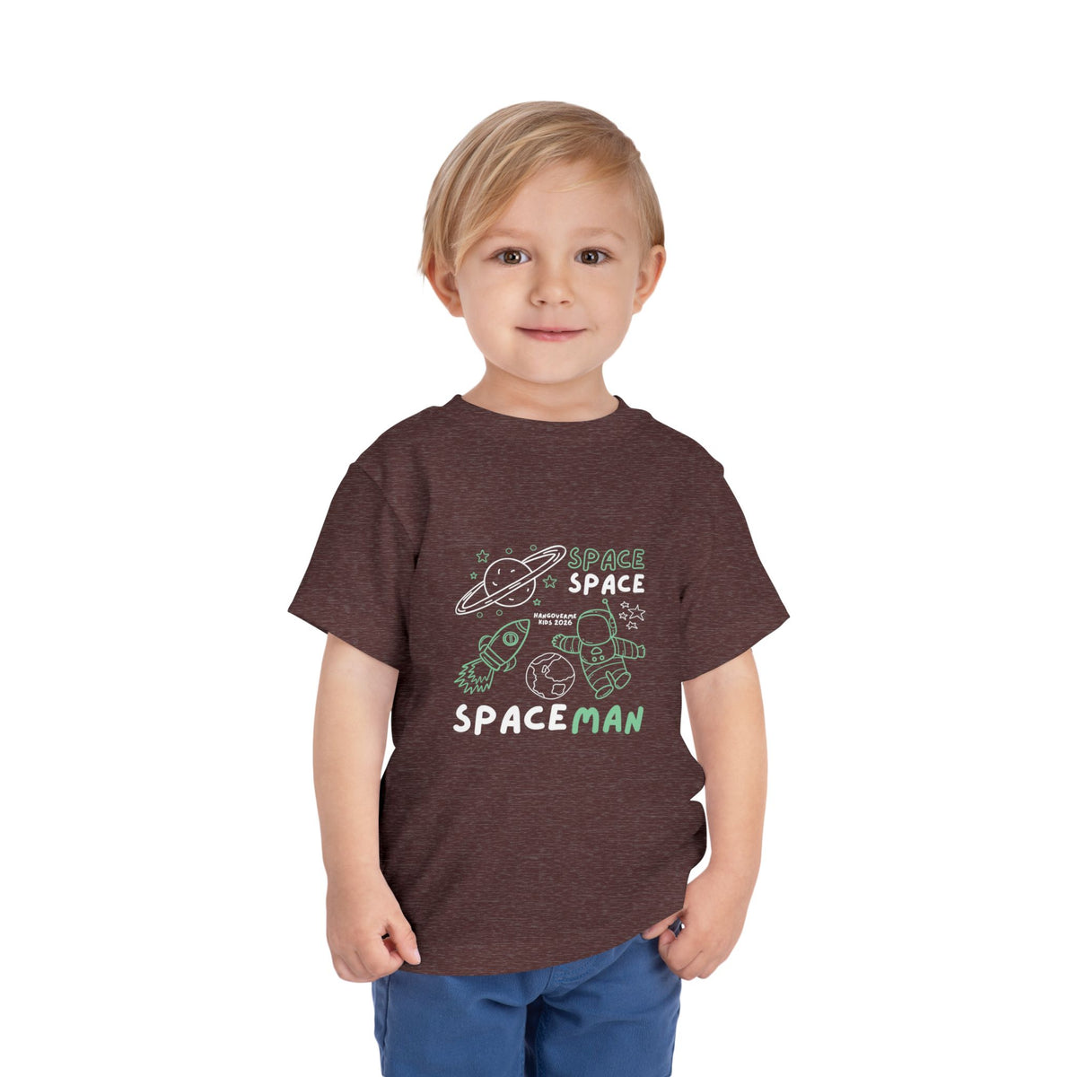 Toddler Space Tee - "Spaceman" Astronaut Shirt for Kids