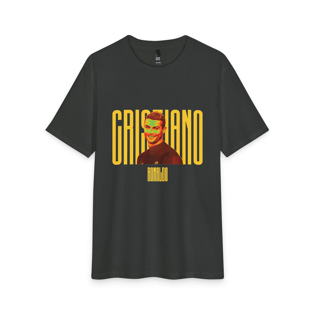 Cristiano Retro Portrait T-Shirt — Vintage Football Fan Tee