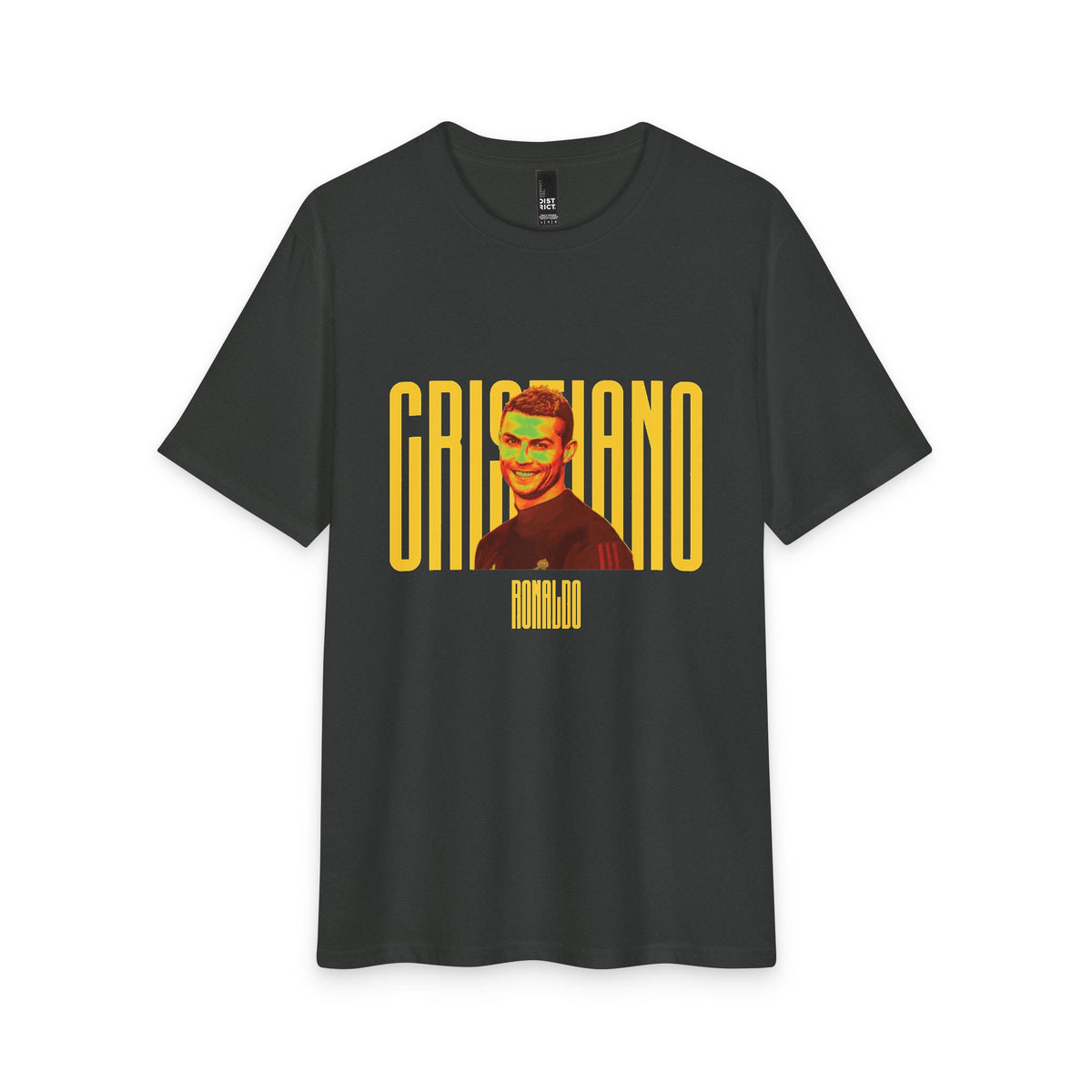 Cristiano Retro Portrait T-Shirt — Vintage Football Fan Tee