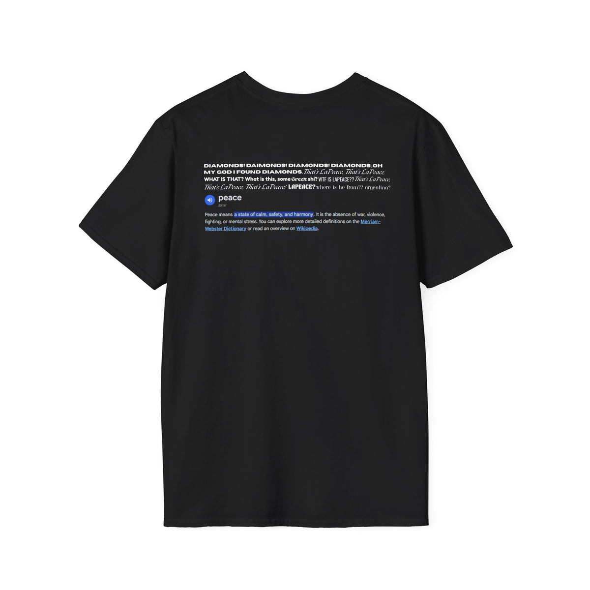 LaPeace T-shirt - Minecraft Reference Shirt