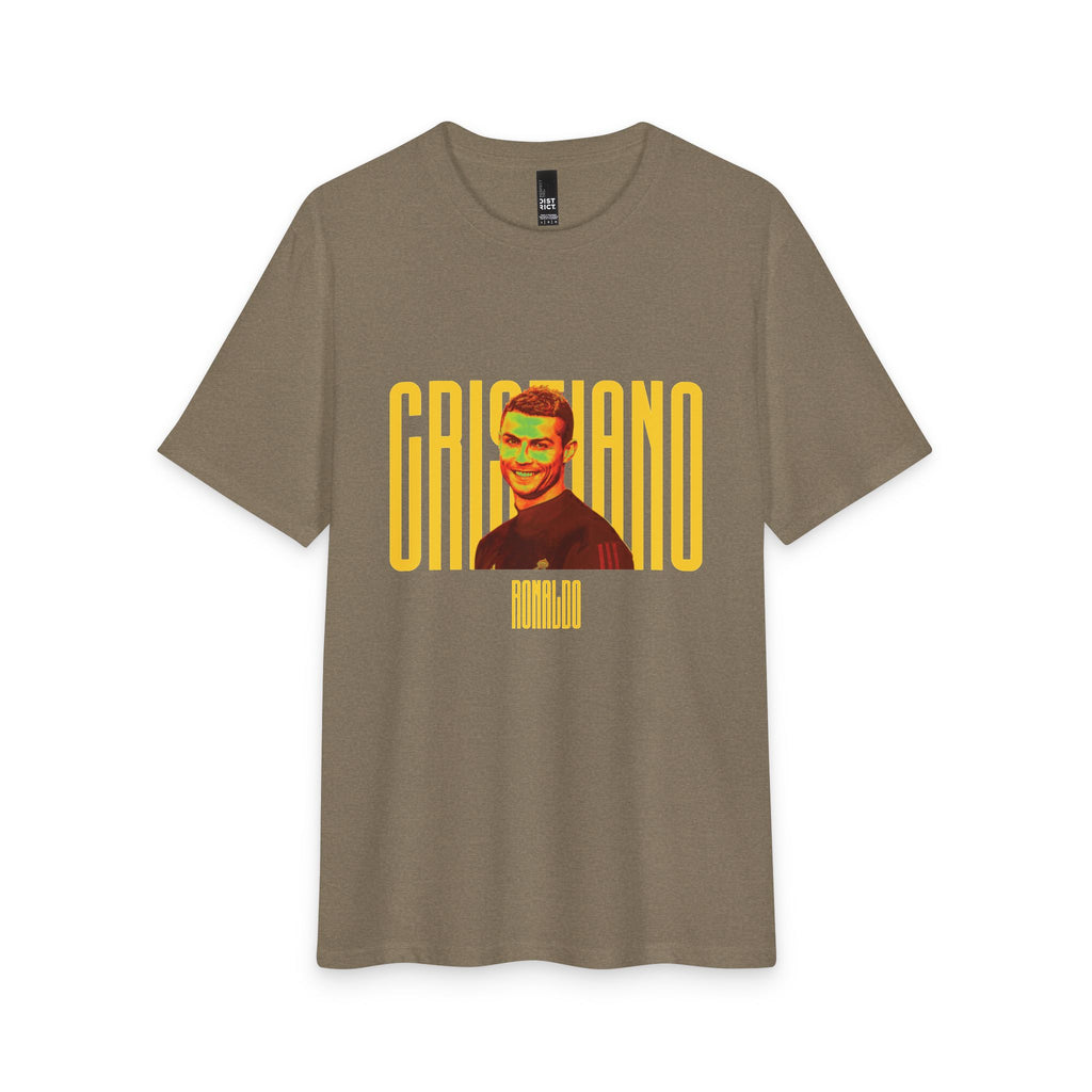 Cristiano Retro Portrait T-Shirt — Vintage Football Fan Tee