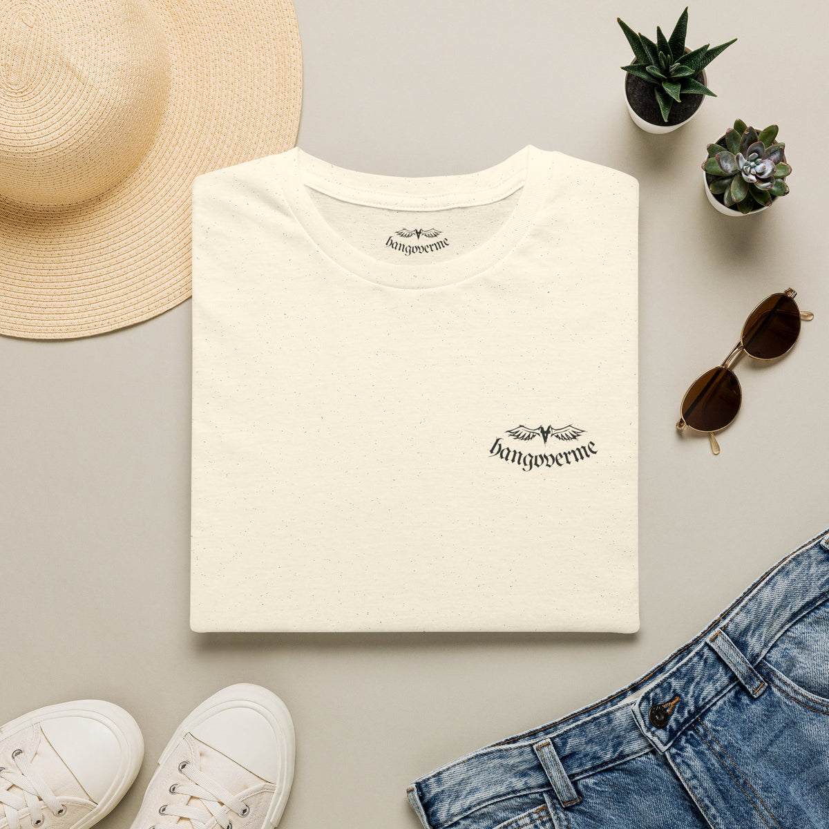 HNGVR. Script T-Shirt