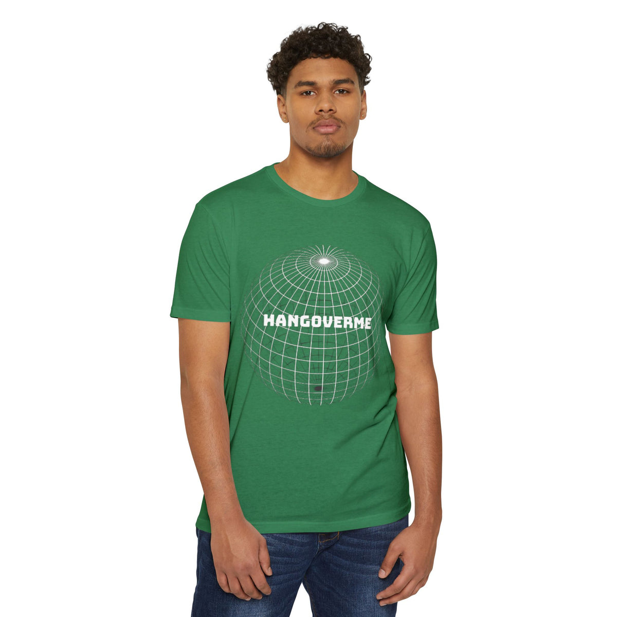 Hangoverme Graphic T-Shirt — Vintage Disco Globe Design