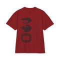 Graphic Lip Print T‑Shirt — Monochrome Kiss & Bite Art Tee