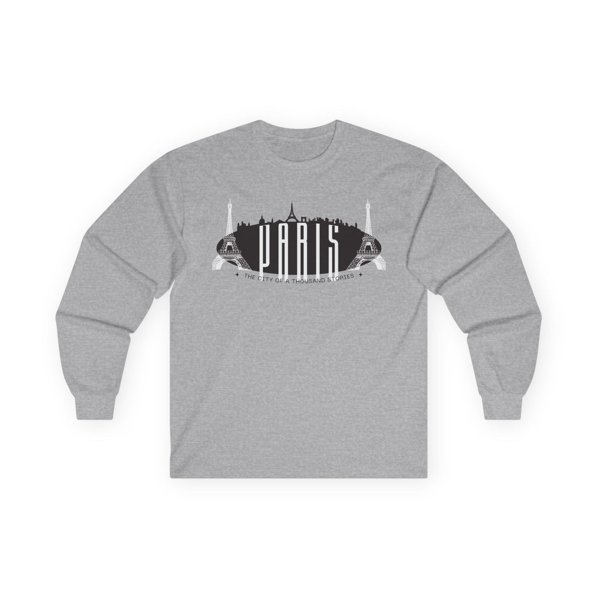 Paris Long Sleeve T-Shirt — "The City of a Thousand Stories"
