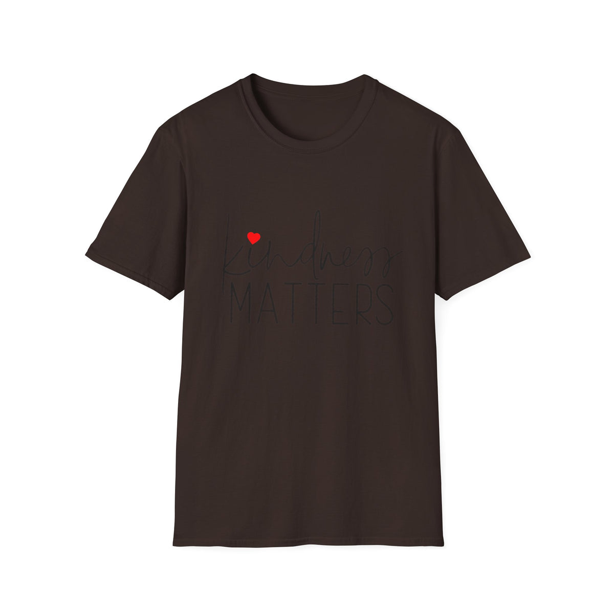 Kindness Matters T-Shirt — Minimal Heart Social Good Tee