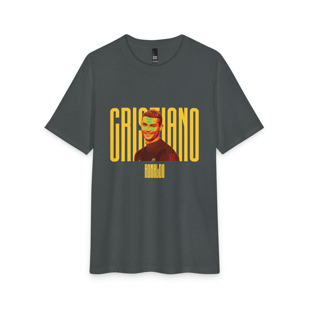 Cristiano Retro Portrait T-Shirt — Vintage Football Fan Tee