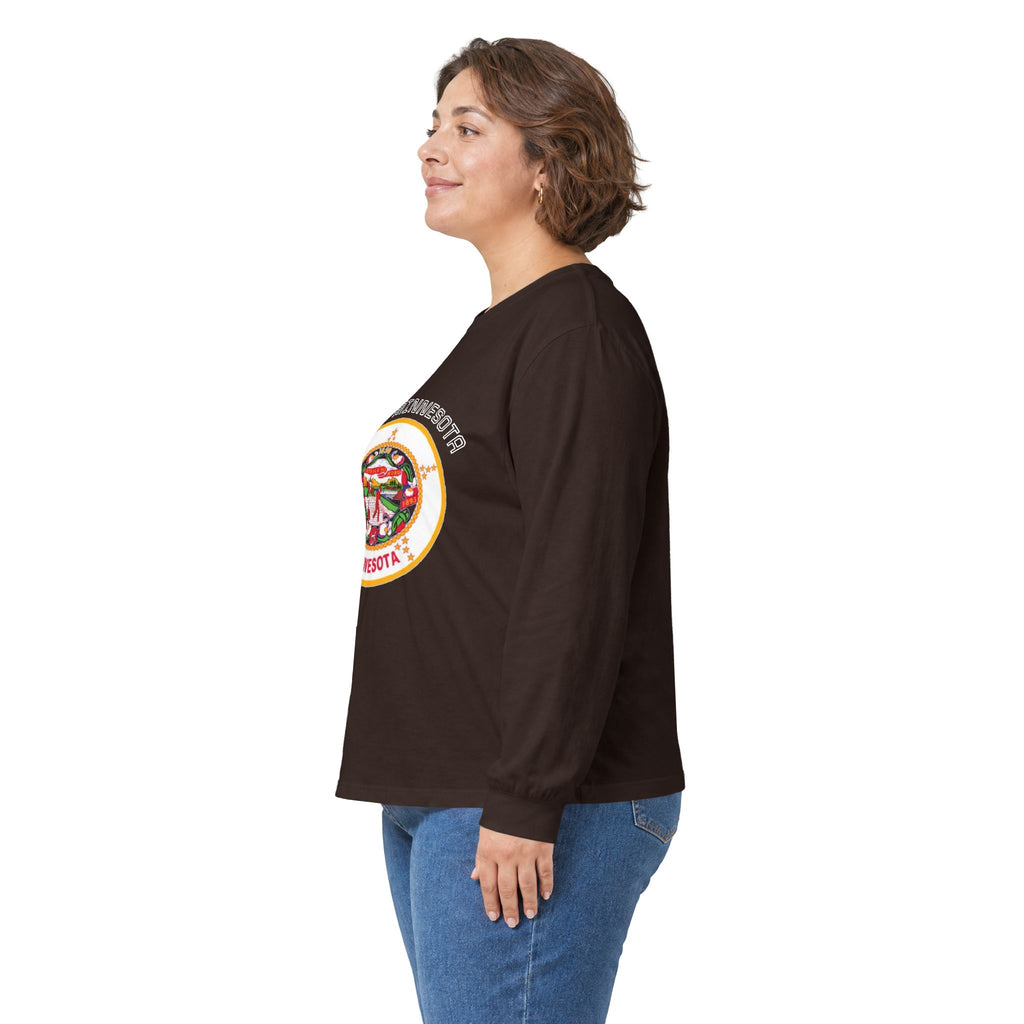 Minnesota State long Sleeve Sweatshirt — "I Love Minnesota"