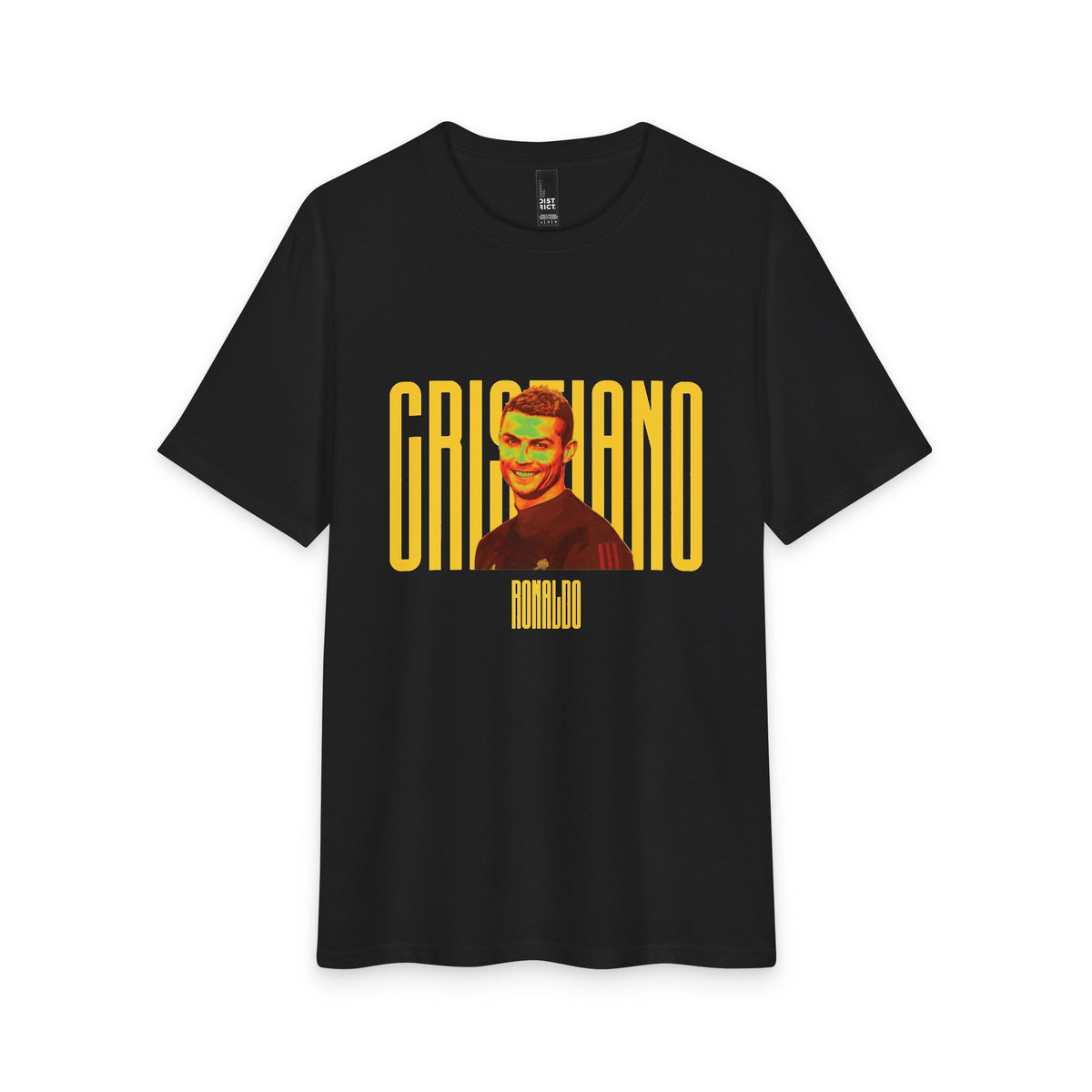 Cristiano Retro Portrait T-Shirt — Vintage Football Fan Tee