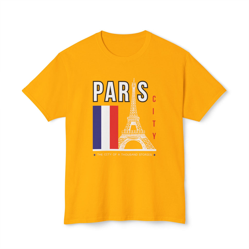 Paris Eiffel Tower T‑Shirt – French Flag Travel Souvenir