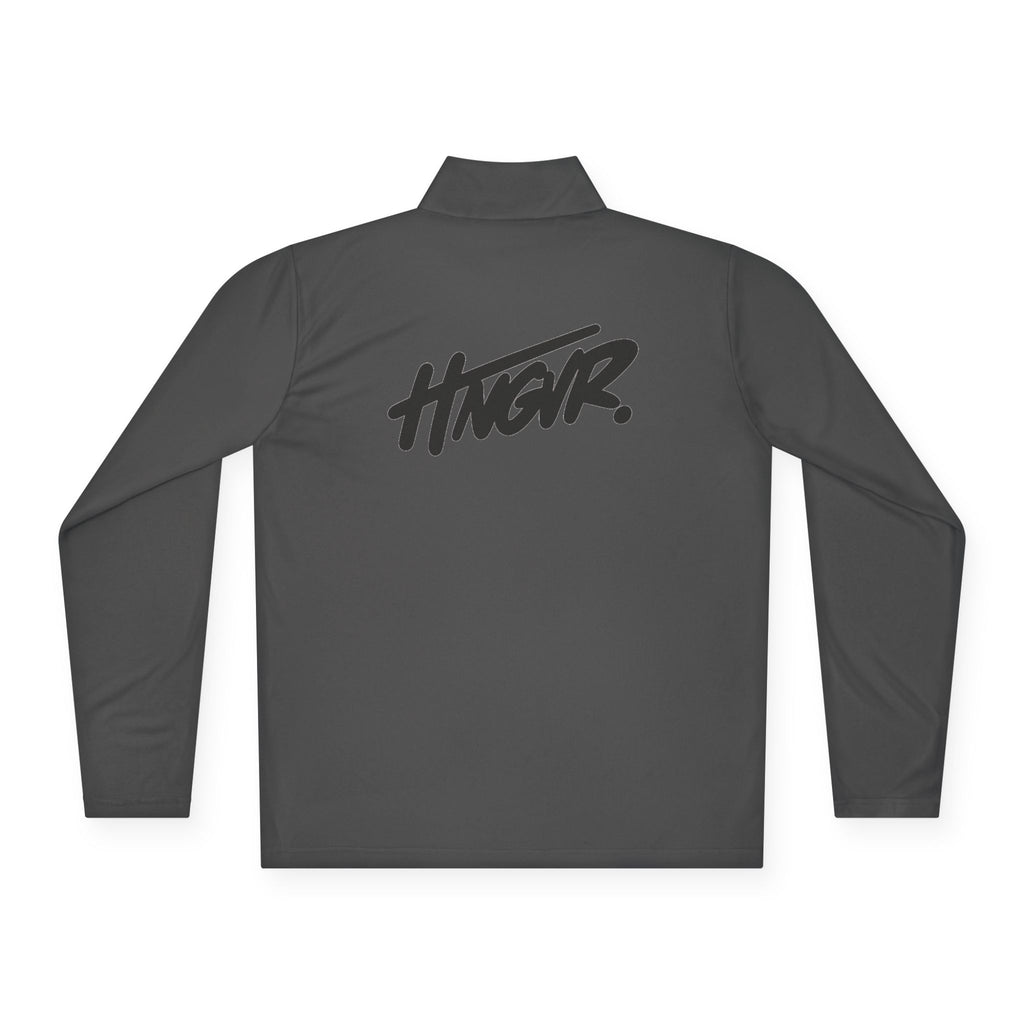 Quarter-Zip Pullover — Minimalist Script Logo Pullover