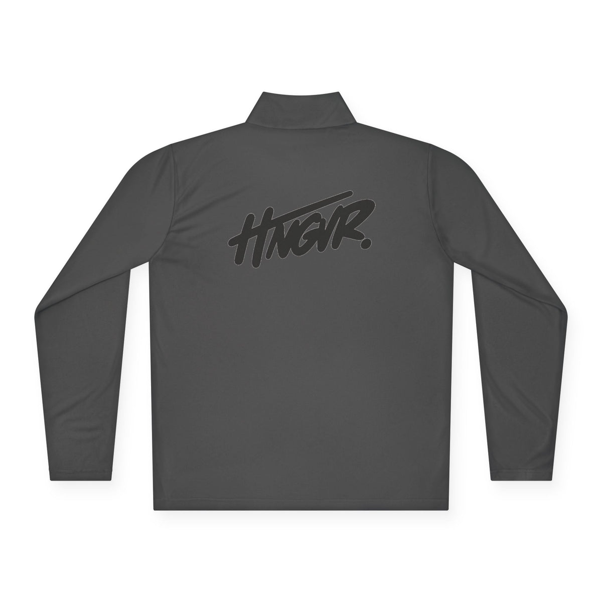 Quarter-Zip Pullover — Minimalist Script Logo Pullover