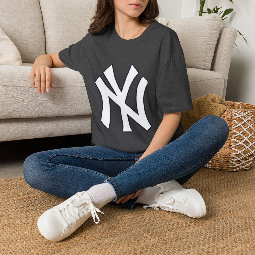 NY Logo T-Shirt — Bold Vintage Sports Tee