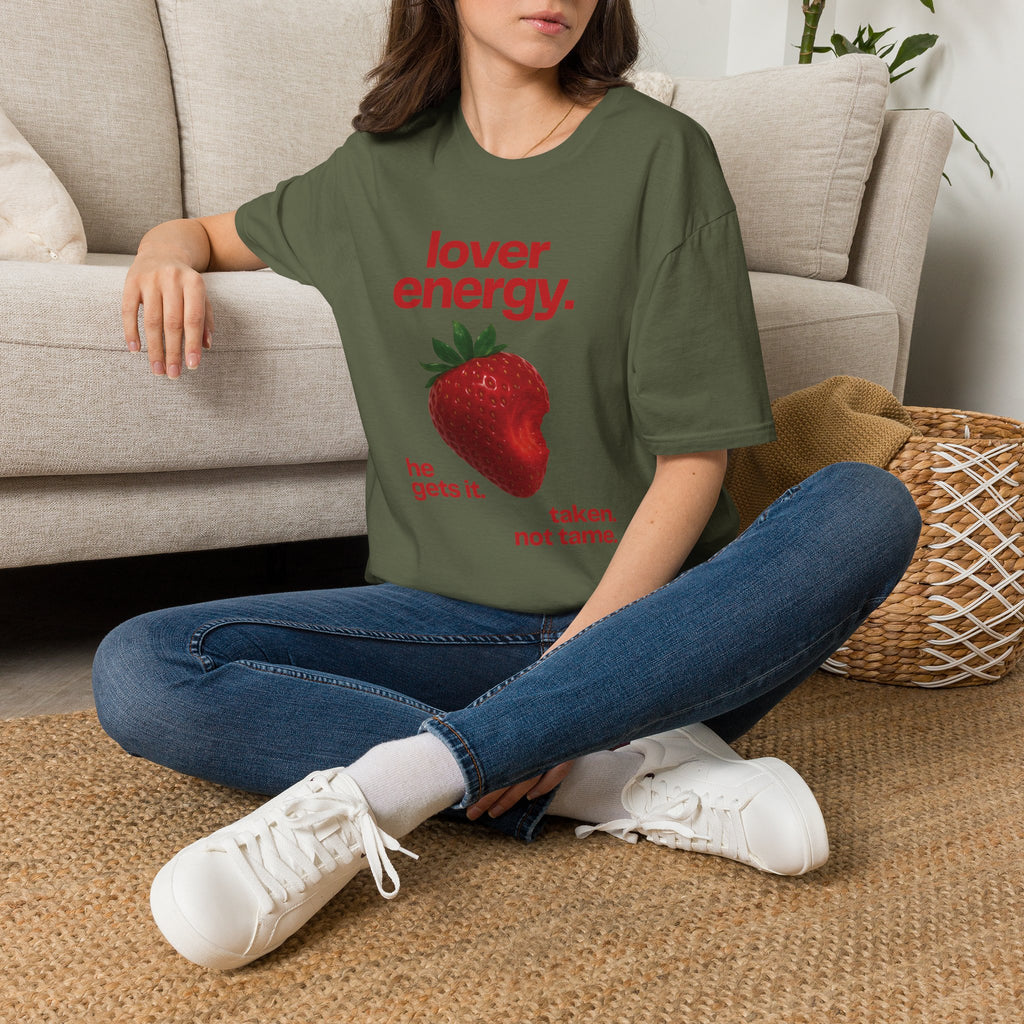 Lover Energy T‑Shirt — Strawberry