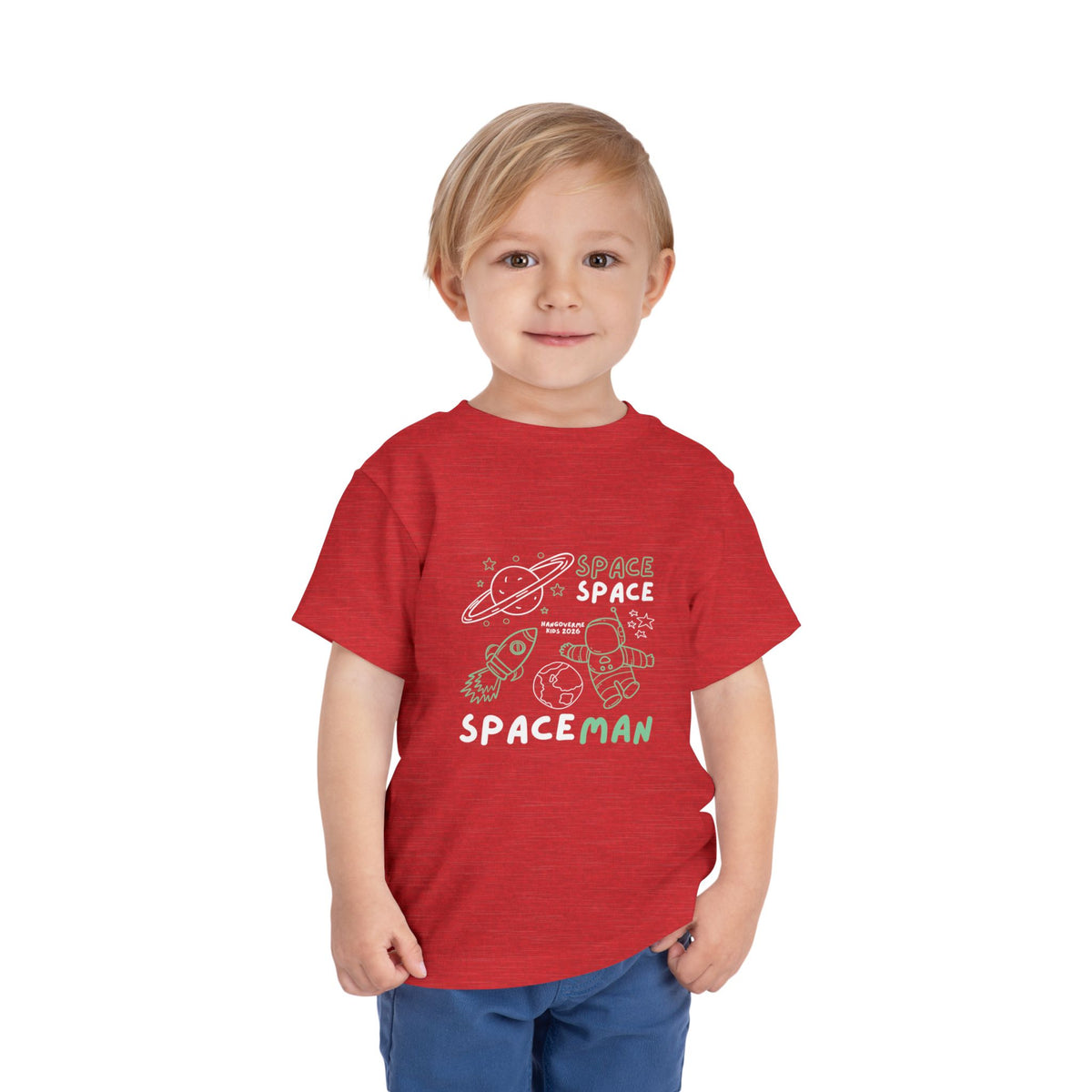 Toddler Space Tee - "Spaceman" Astronaut Shirt for Kids