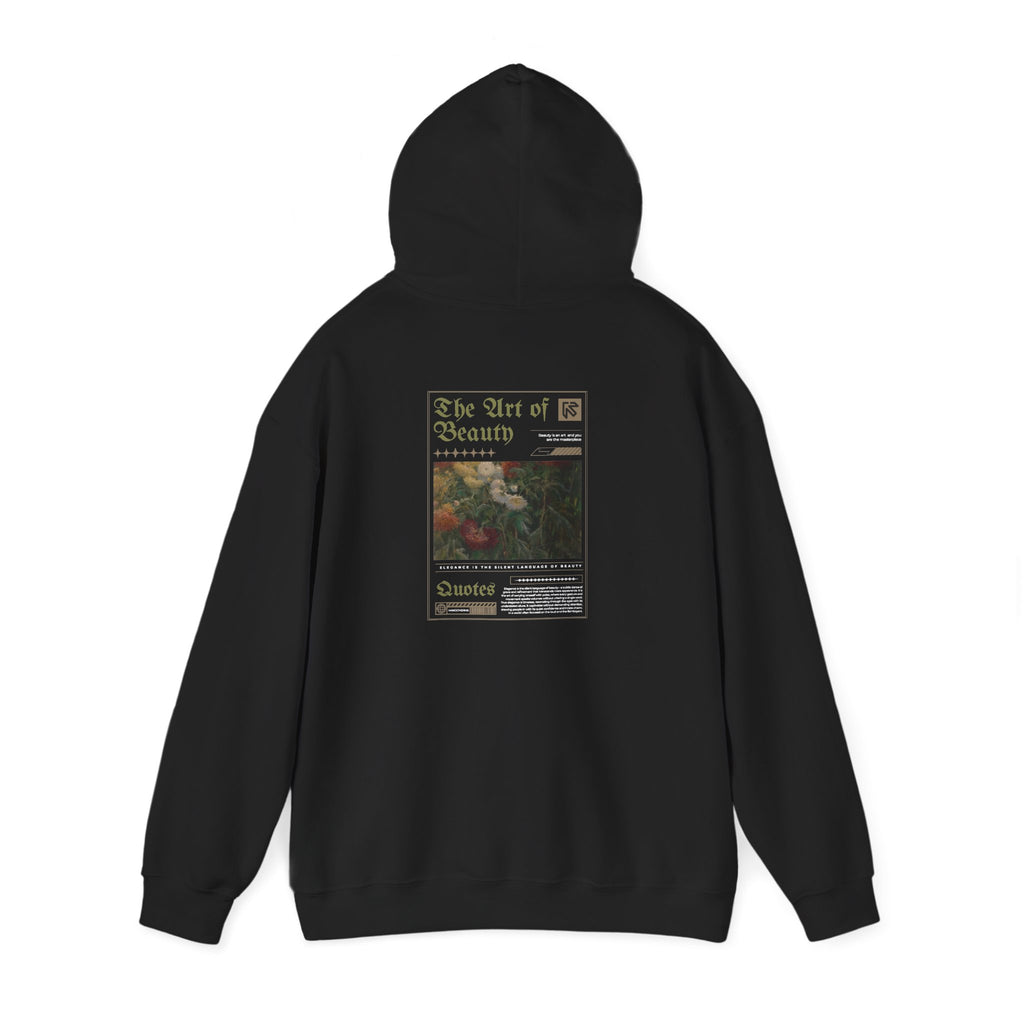 Vintage Floral 'Art Of Beauty' Hoodie — Aesthetic Art Print Hoodie