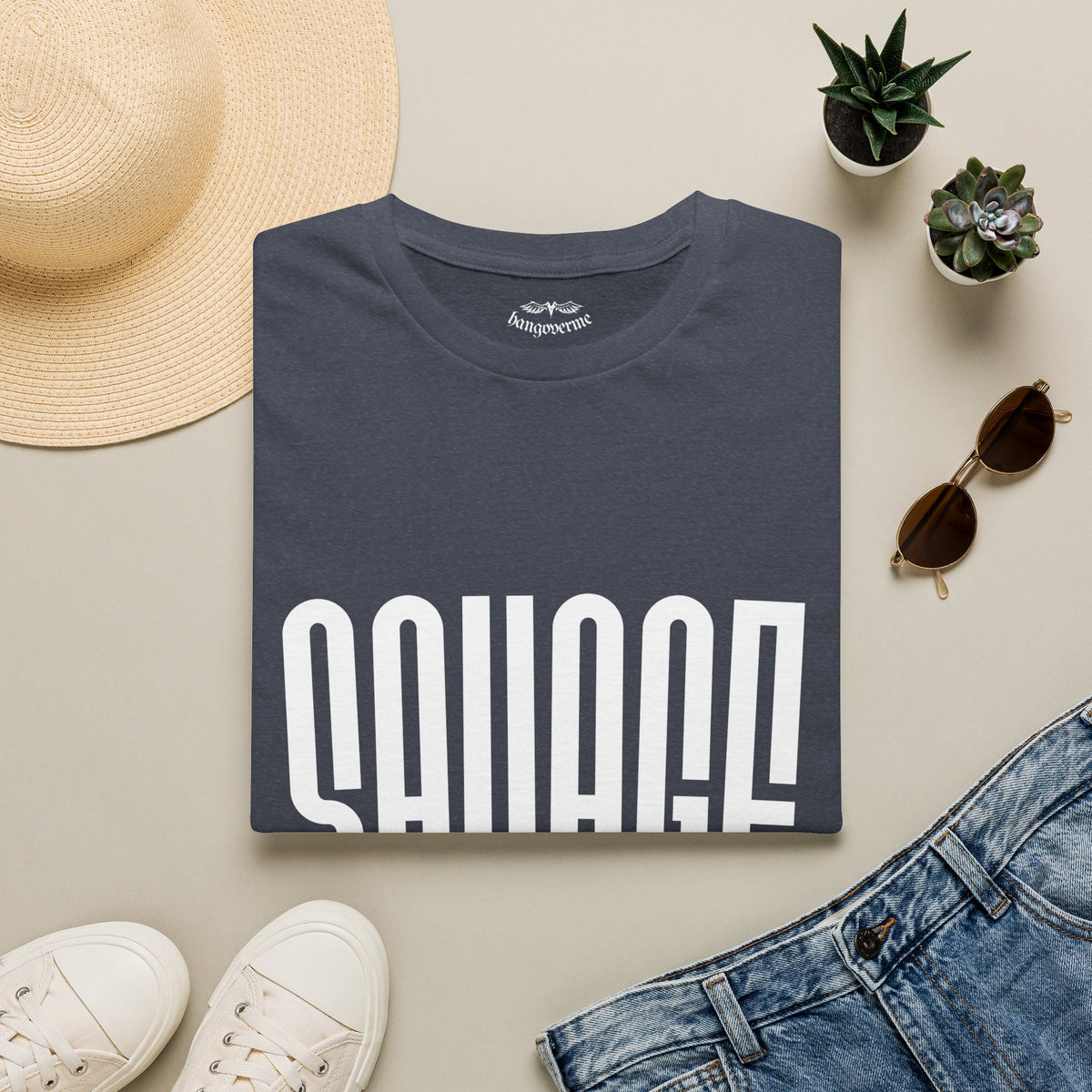 Savage Graphic T‑Shirt — Hangoverme