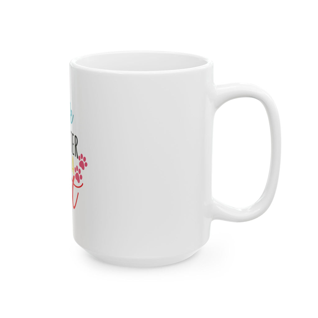 Life Is Better With a Cat Ceramic Mug — Colorful Cat Lover Coffee Cup (11oz & 15oz)