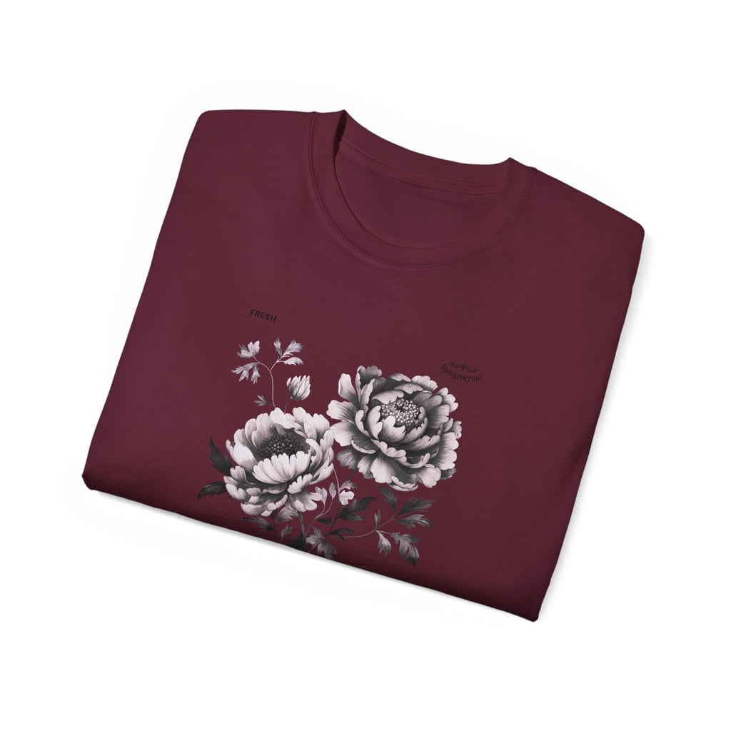 Bloom Floral Tee — Vintage Peony Graphic T-Shirt