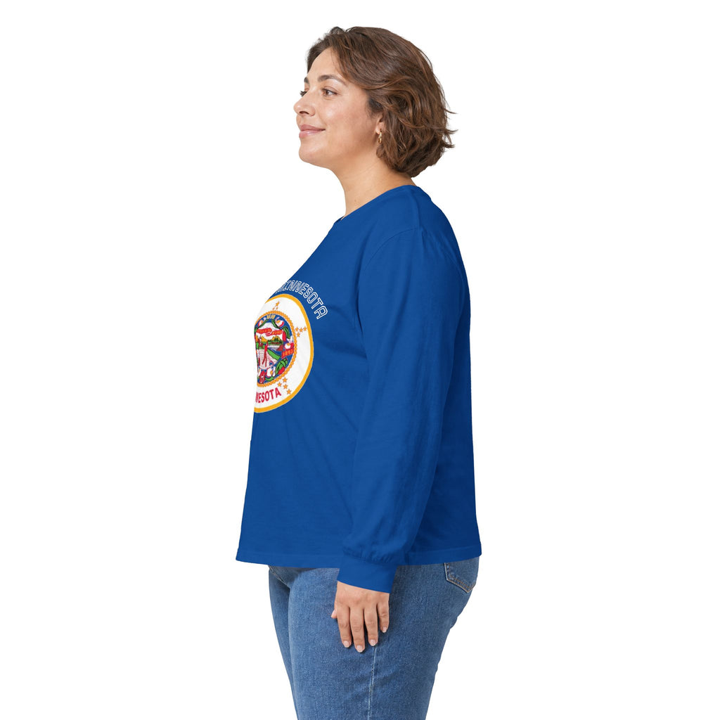 Minnesota State long Sleeve Sweatshirt — "I Love Minnesota"