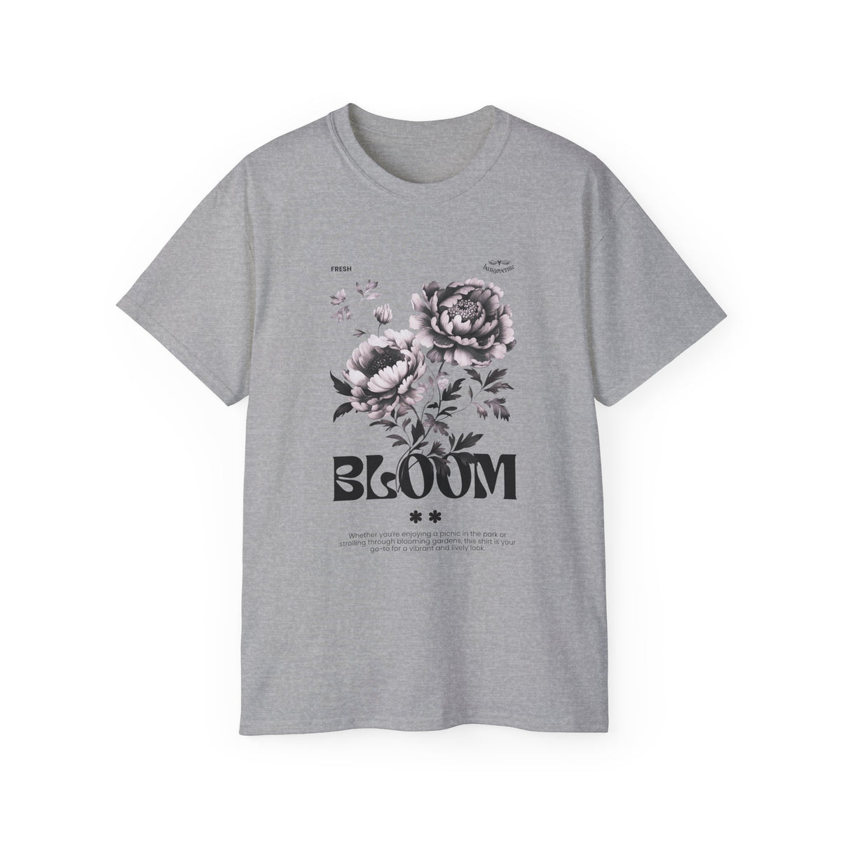 Bloom Floral Tee — Vintage Peony Graphic T-Shirt