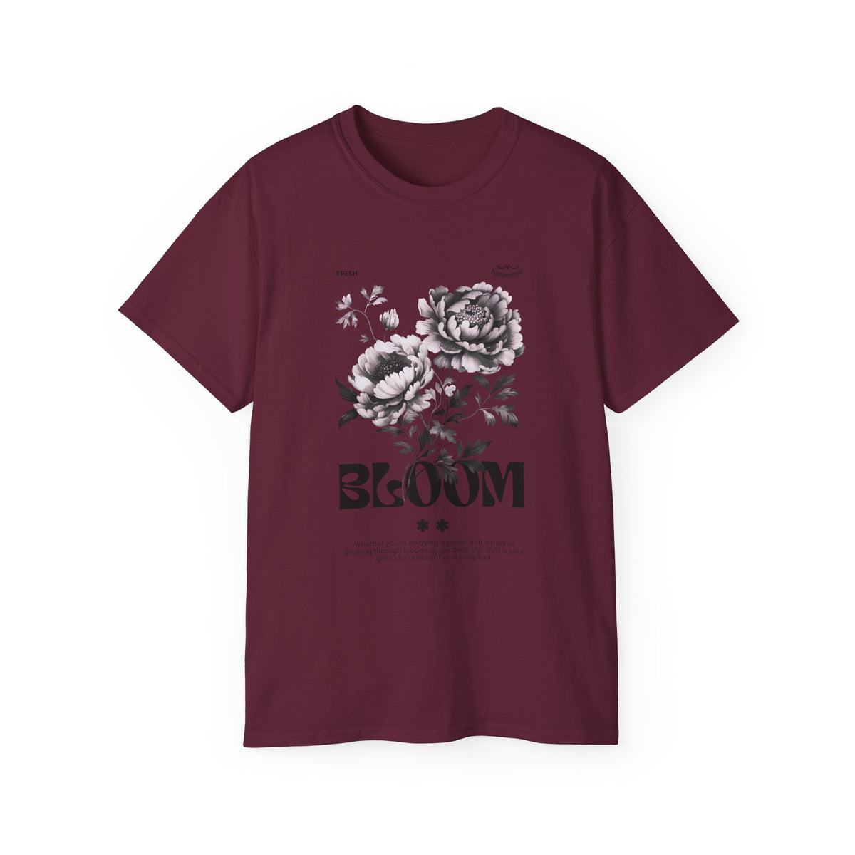 Bloom Floral Tee — Vintage Peony Graphic T-Shirt