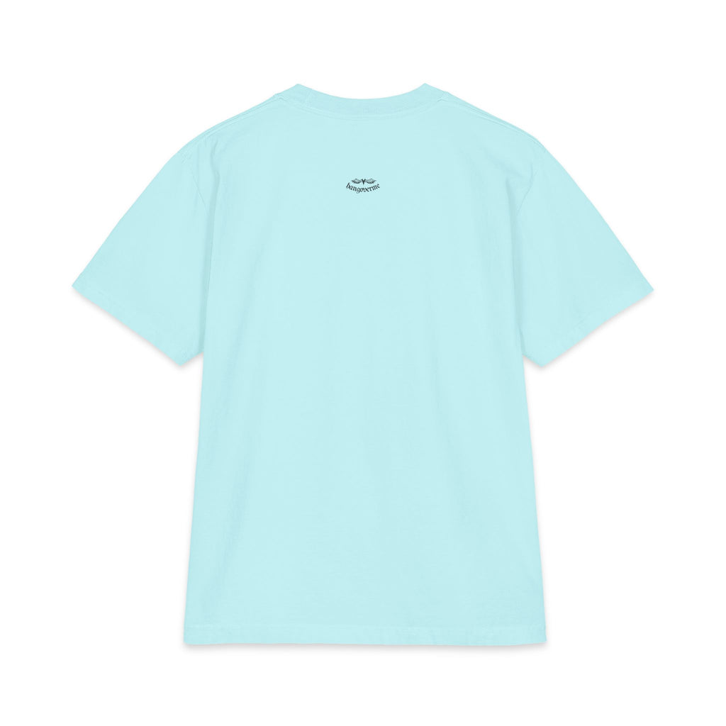 Graphic Lip Print T‑Shirt — Monochrome Kiss & Bite Art Tee