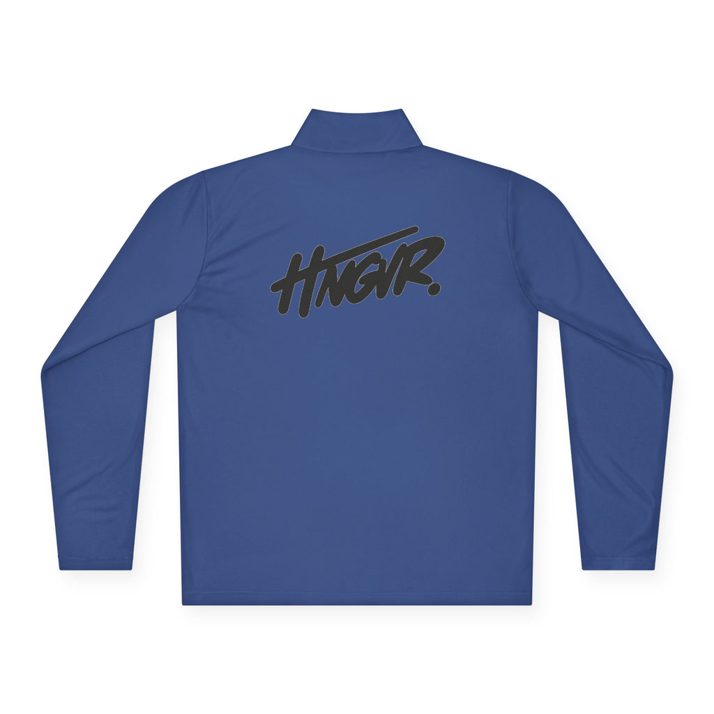 Quarter-Zip Pullover — Minimalist Script Logo Pullover