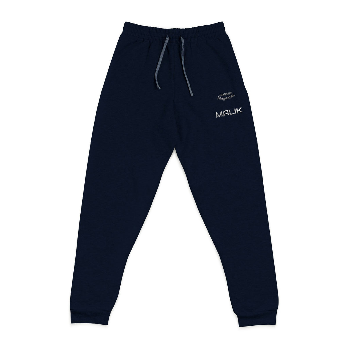 Embroidered Charcoal Joggers