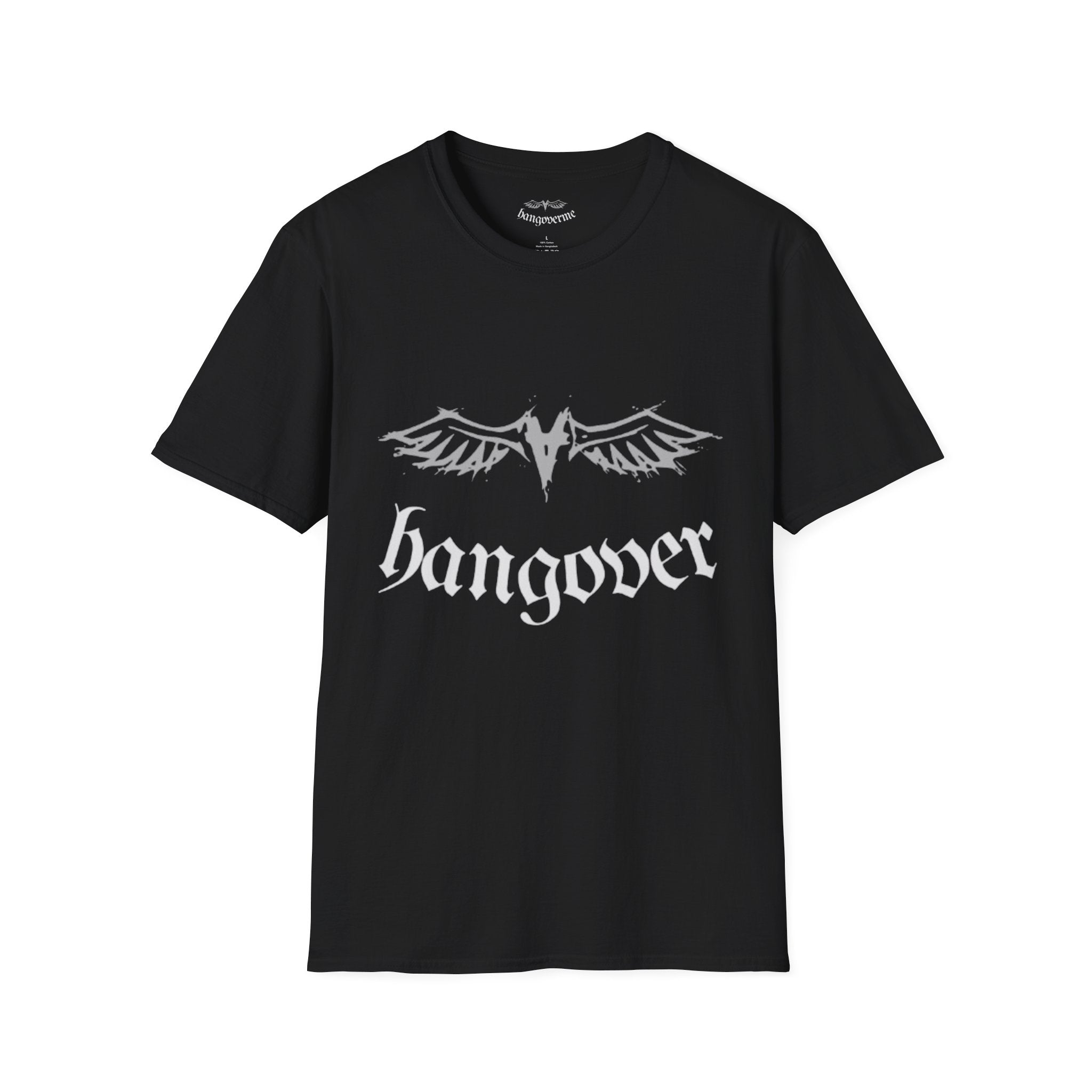 Hangover Graphic T-Shirt — Gothic Bat Wings Rock Tee