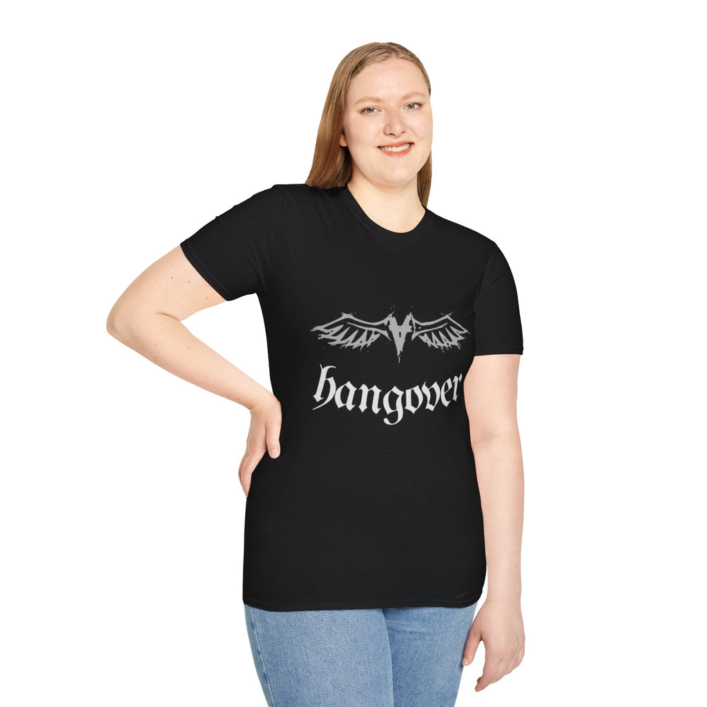 Hangover Graphic T-Shirt — Gothic Bat Wings Rock Tee